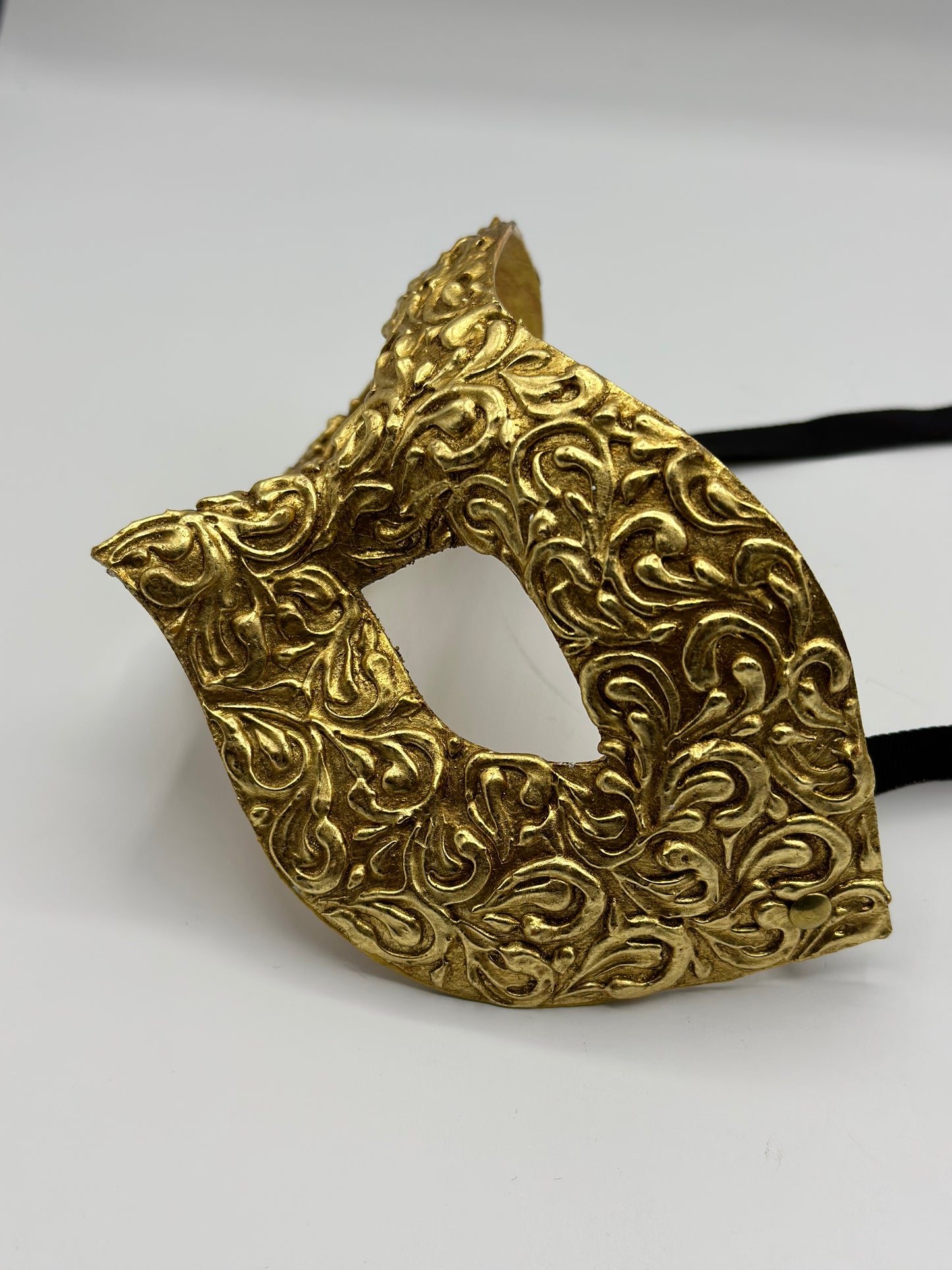 Máscara colombina de lujo en oro - Máscara de mascarada