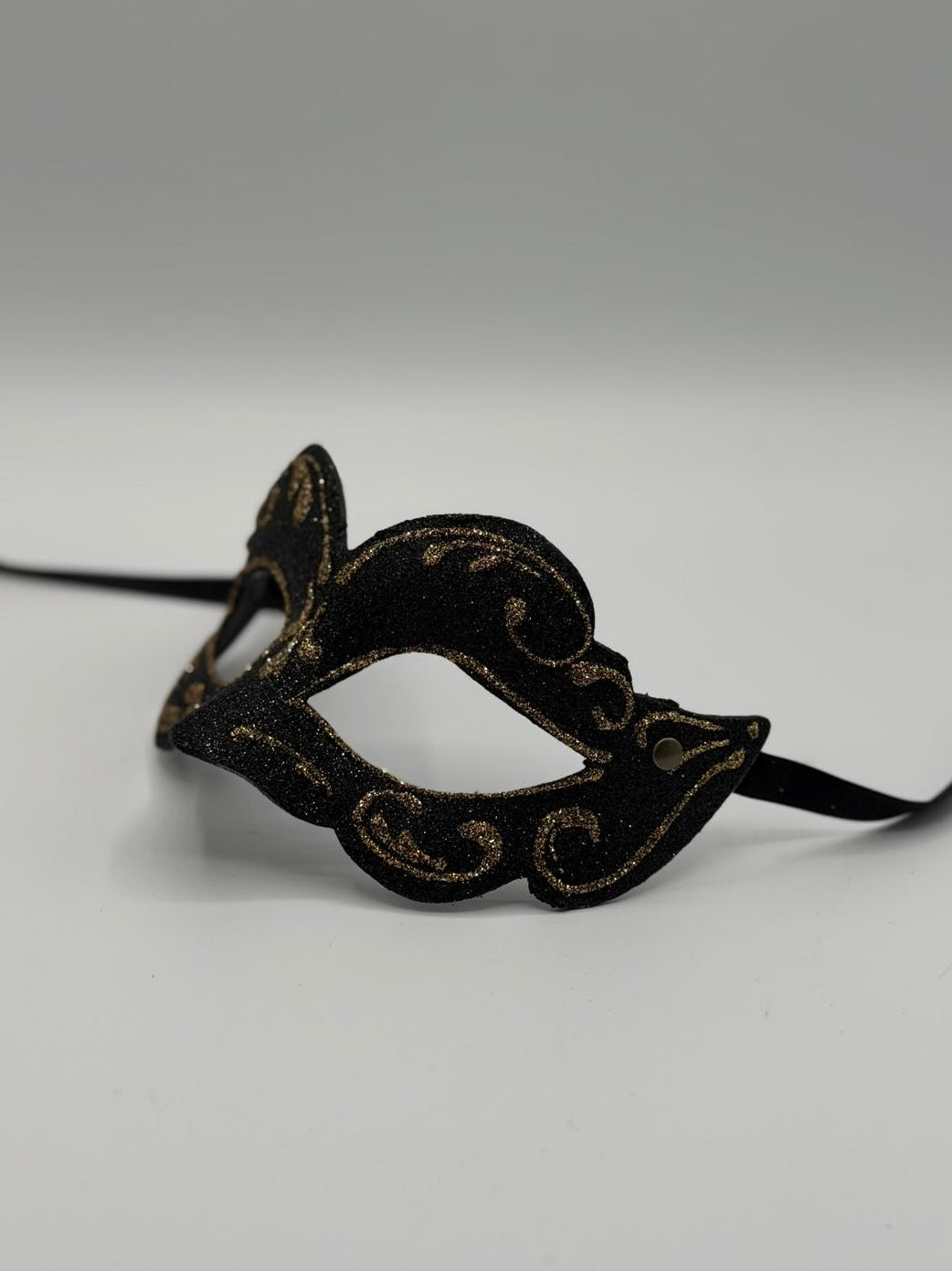 Black mask glitter - Masquerade mask