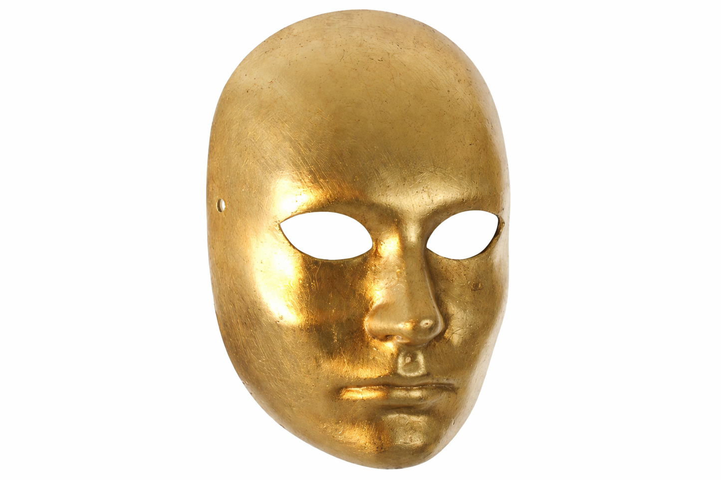 Goldene Vollgesichtsmaske