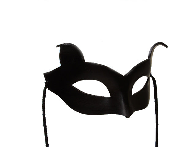 Black leather mask, Catwoman –
