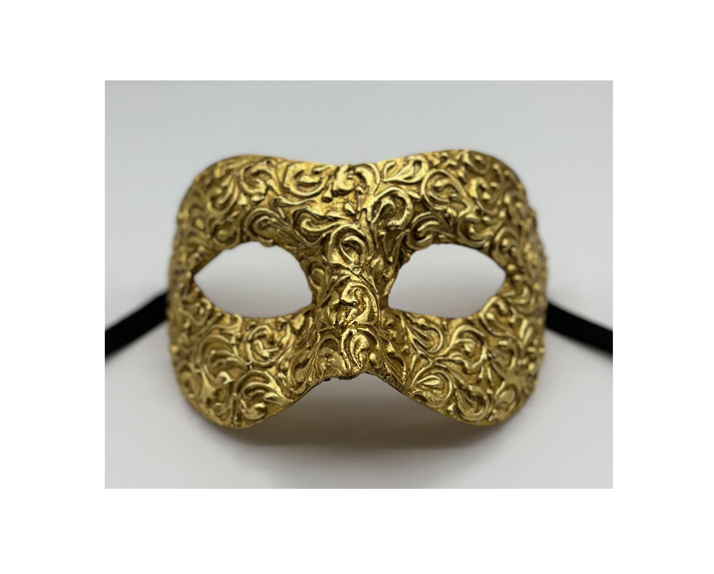 Luxury colombina mask in gold - Masquerade mask