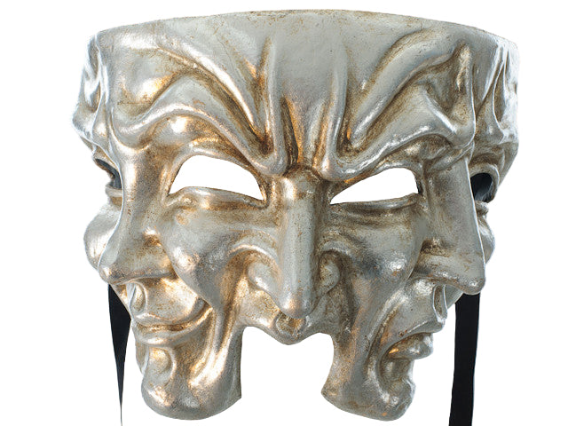 3 face mask silver