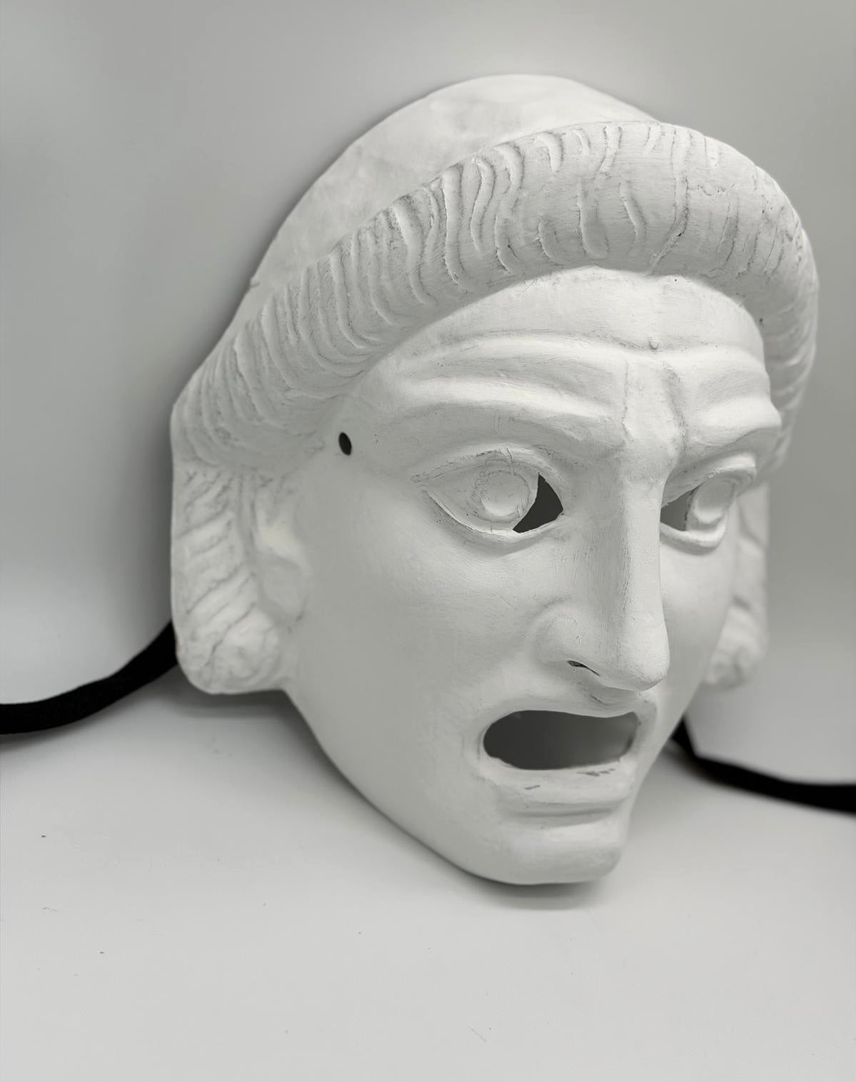 Greek drama mask