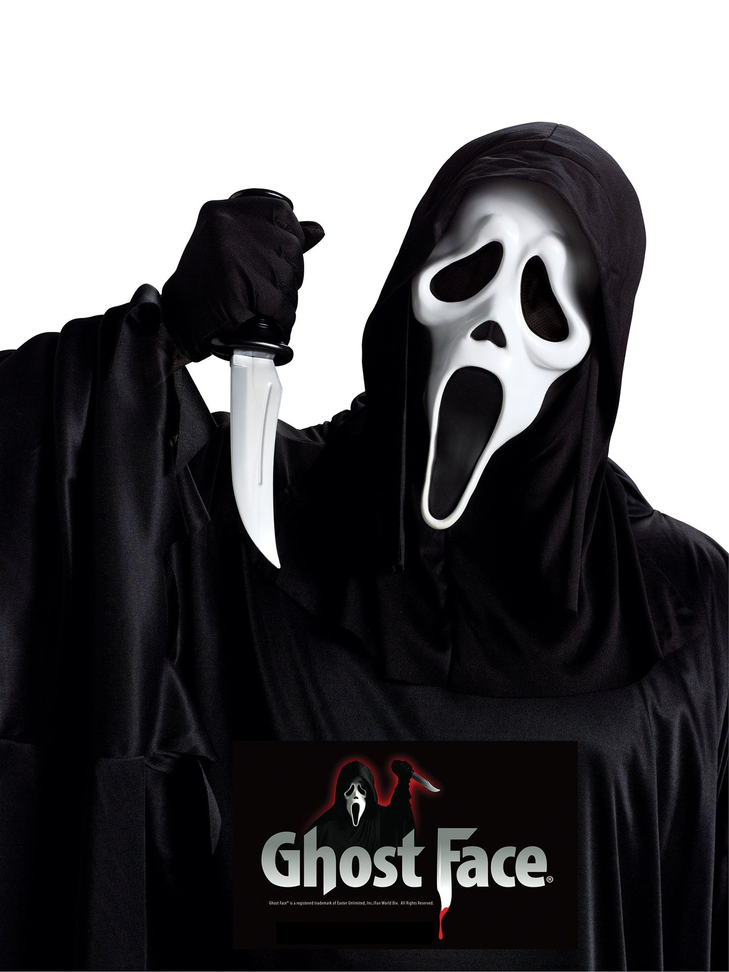 Officieel Ghost Face® Masker met Capuchon & Mes