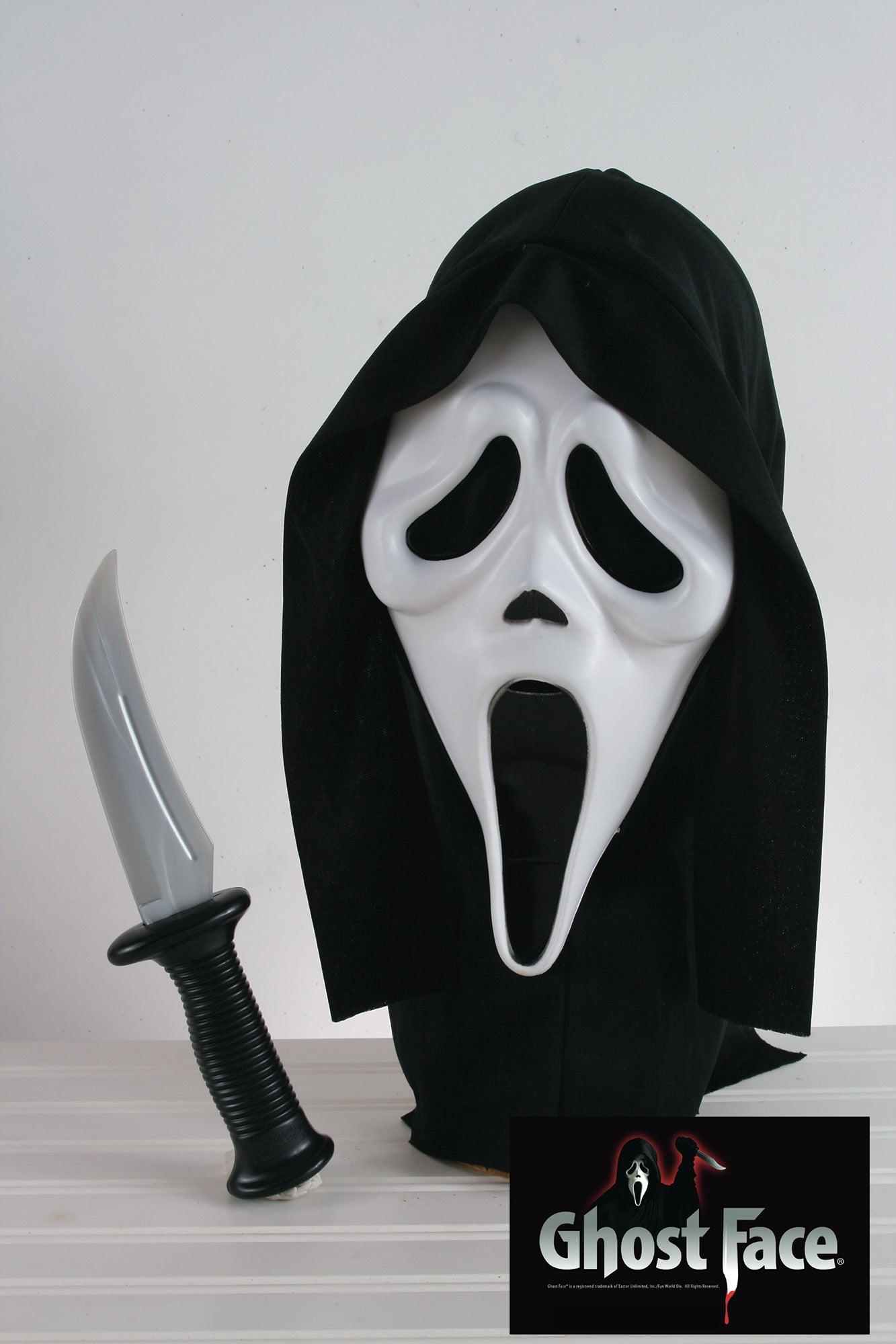 Officieel Ghost Face® Masker met Capuchon & Mes