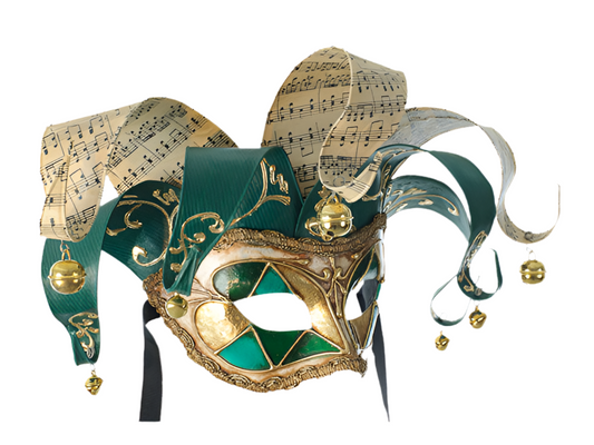 Jolly mask in green