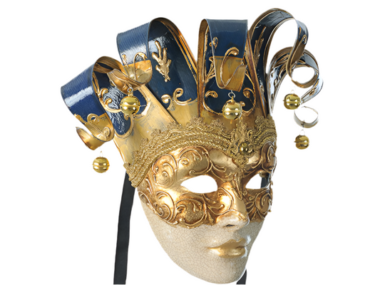 Venetian mask in blue