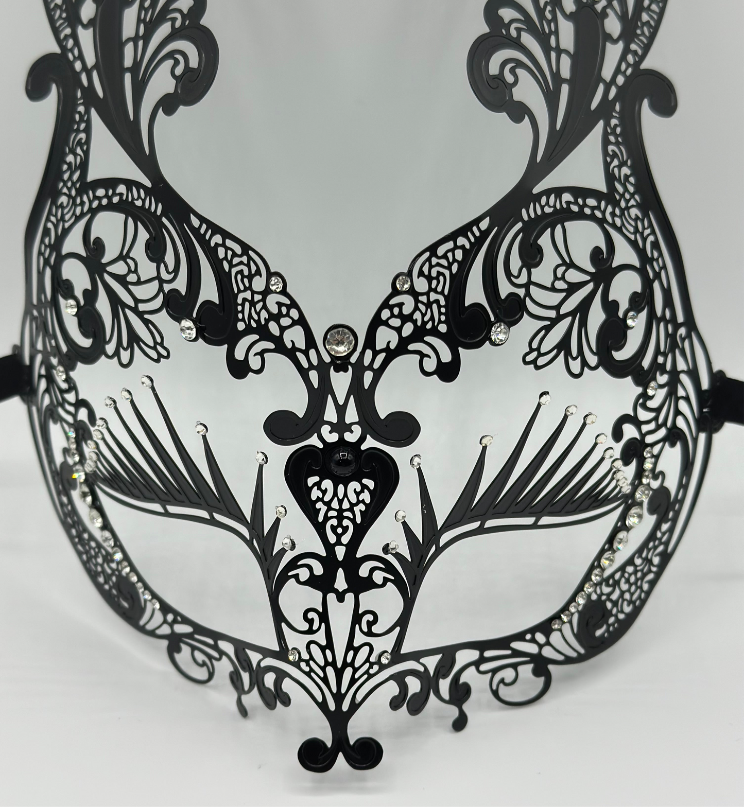 Metal bunny mask - Venetian mask metal -