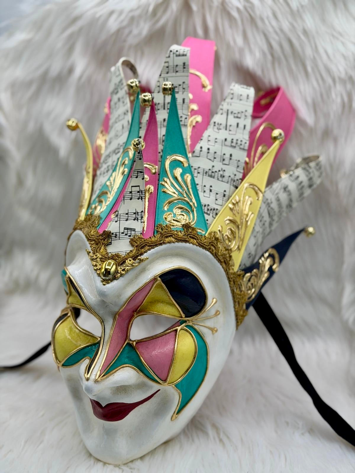 Venezianische Joker Maske, mehrfarbig