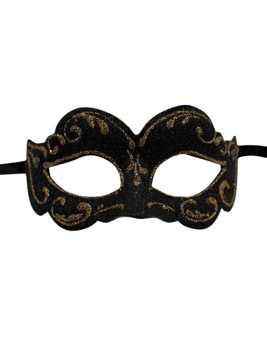 Black mask glitter - Masquerade mask