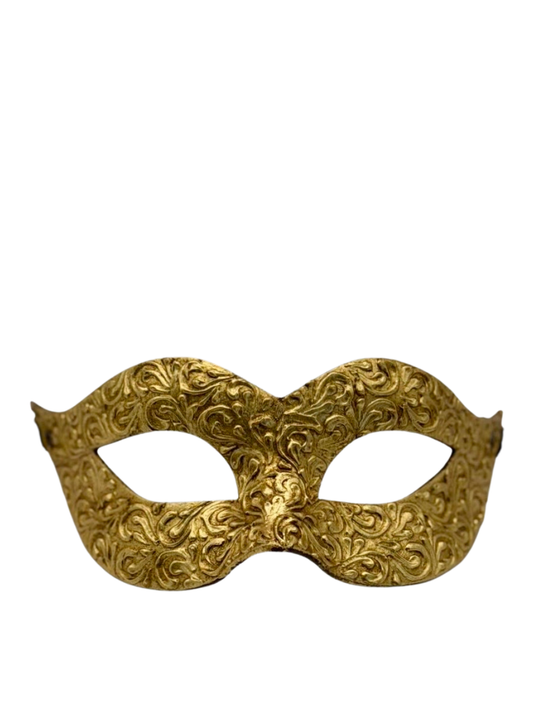 Luxury colombina mask in gold