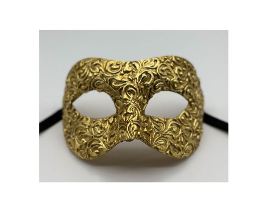 Luxury colombina mask in gold
