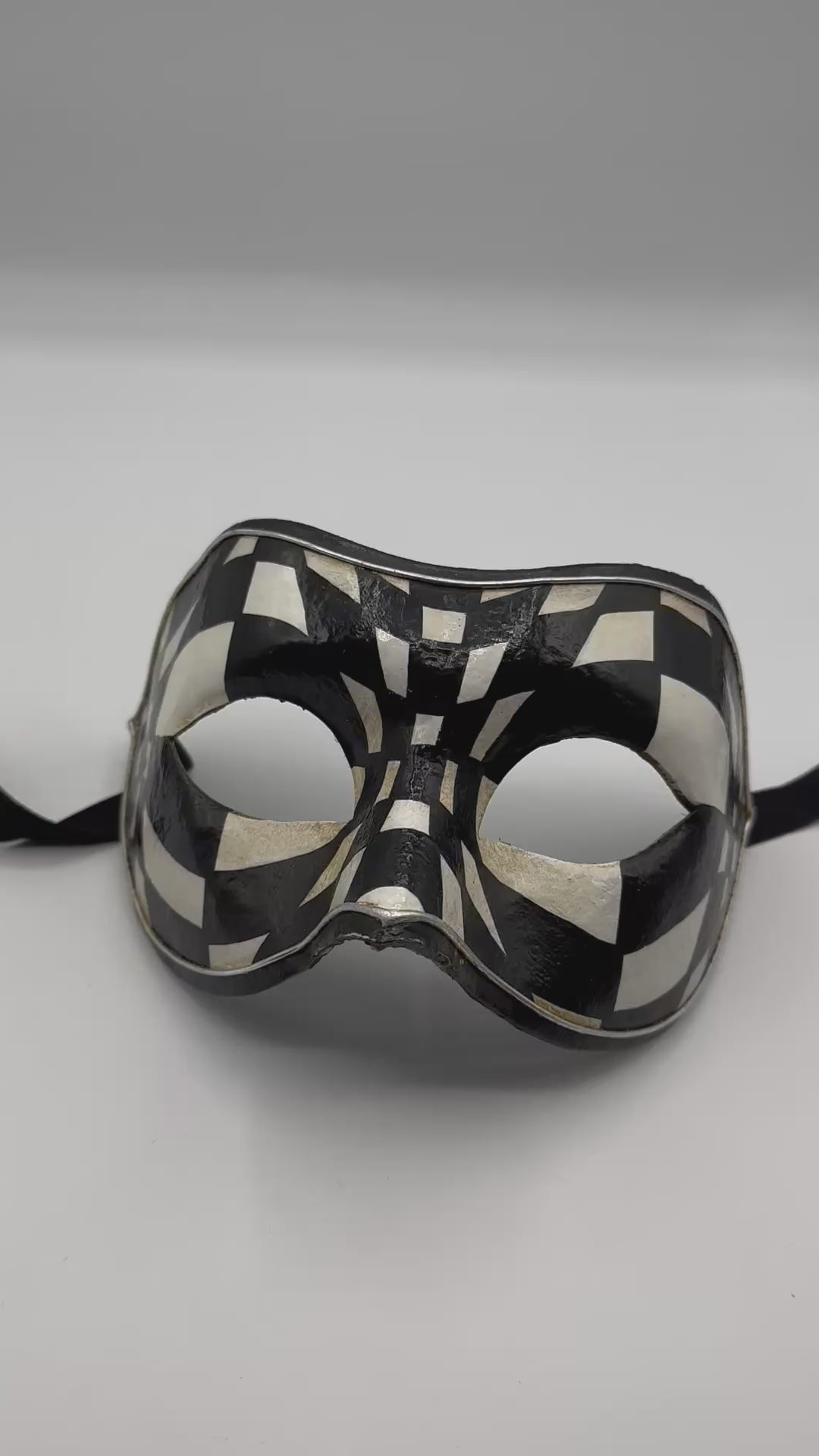 Cirque du Soleil mask - Black and White Masquerade mask