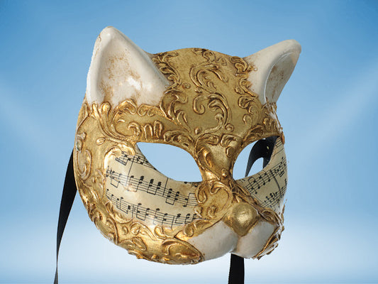 Maske einer venezianischen Katze