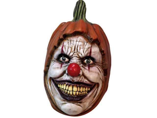 halloween mask pumpkin clown, latex clown mask