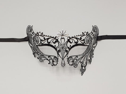 metal mask garland, filigree mask garland, handmade jewelry mask for woman