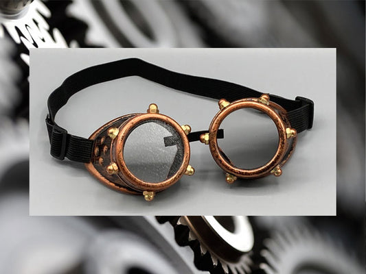 Steampunk Muzzle Mask and Goggles Set by Medieval Collectibles
