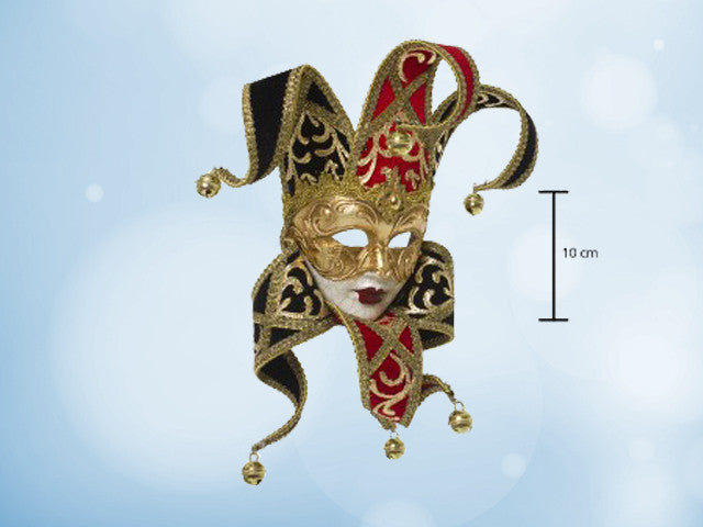 Venezianische Narrenmaske (Jester) in Miniatur
