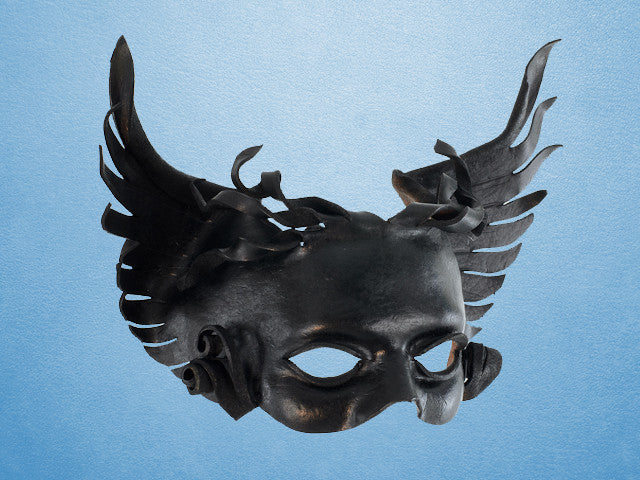 Lederen masker van Thanatos