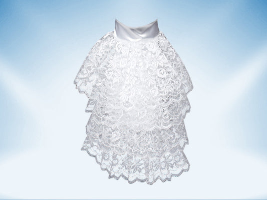 White lace collar